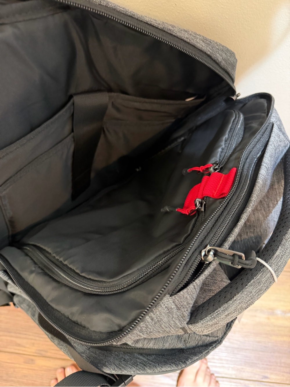 NWT Tomtoc Backpack 40L, Travel TSA Flight Approved grey - Picture 5 of 7